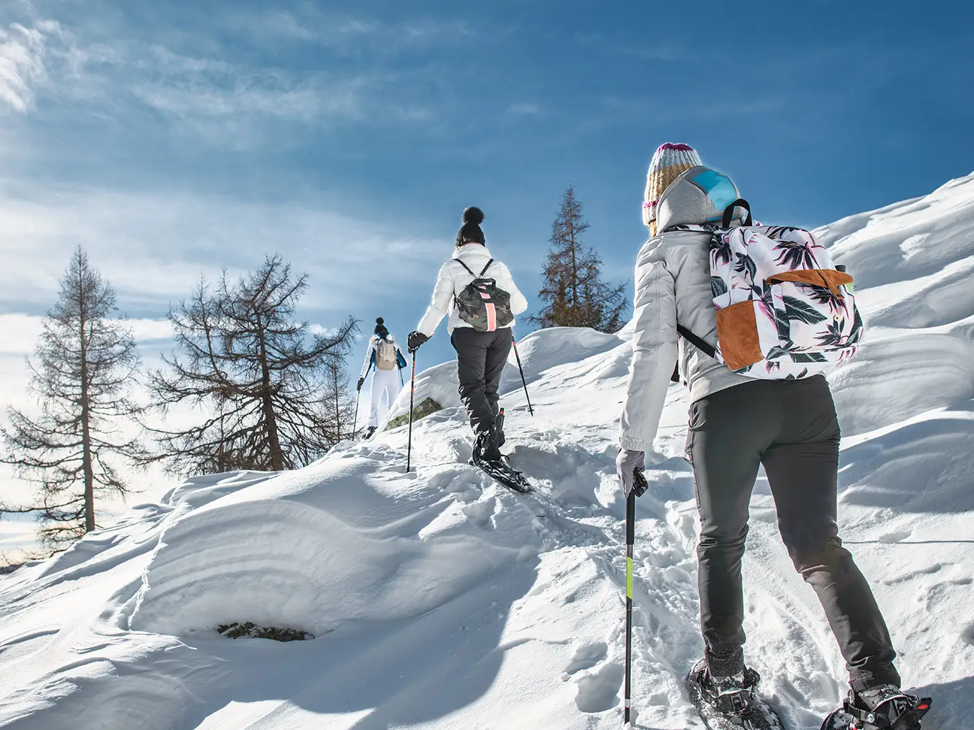 Schneeschuhwandern in Klösterle am Arlberg Klostertal Winterurlaub Apartements